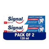 SIGNAL Fluoride Toothpaste - Fresh Breath & 10x Stronger Teeth (2x120ml)
