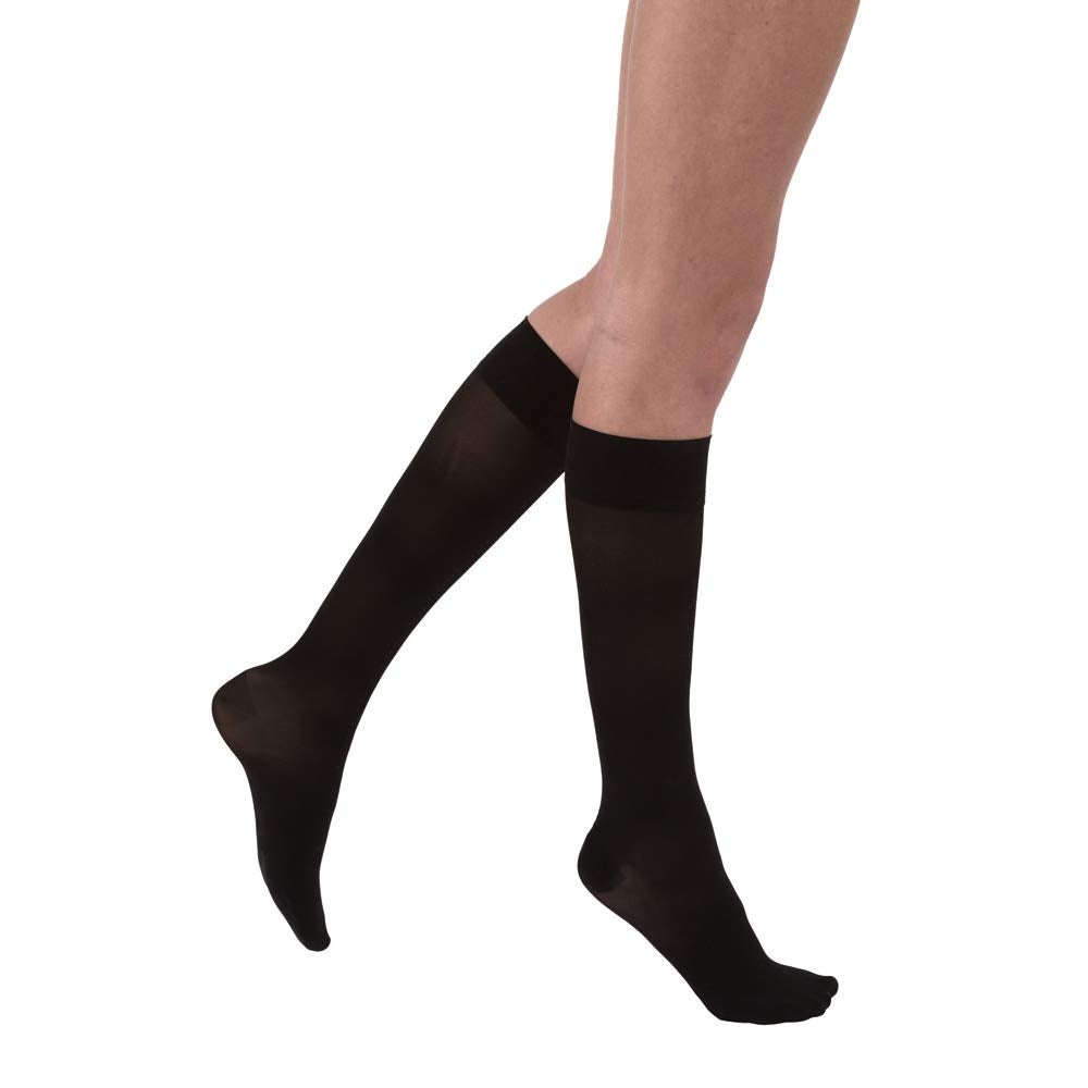 Jobst Women's UltraSheer Moderate Support Petite Knee Highs (Pair)
