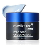 Medicube Zero Pore One-Day Cream 1.7 fl.oz - Pore Refining & Oil Control with Panthenol, Salicylic Acid & Niacinamide - Korean Skincare