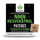 NMN & Resveratrol Transdermal Patches - High Absorption Anti-Aging Support | 30 Patches