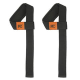 MuscleBlaze Wrist Supporter Weight Lifting Straps | Gym & Deadlift Grip Enhancer (Black Free Size)