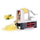 Westmark Spiromat Spiral Slicer for Zoodles, Vegetable & Fruit Pasta with 3 Blades