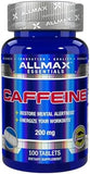 ALLMAX Essentials Caffeine 200 mg Energy Focus 100 Tablets