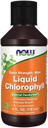 NOW Foods Supplements, Unflavored Chlorophyll Liquid, 100 mg per Teaspoon, 16 fl. oz.