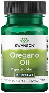 Swanson Oregano Oil 10:1 Ext 150 Mg 120 Softgels .