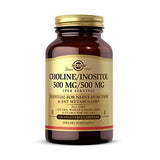 Solgar Choline/Inositol 500 Mg - 100 Vegetable Capsules | Brain & Nervous System Support