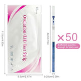 50 Pieces High Sensitivity Ovulation & Fertility Test Strips Kit