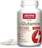 Jarrow Formulas L-Glutamine 1000mg - 100 Tablets for Muscle Support