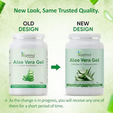 KAZIMA 100% Pure Natural Raw Aloe Vera Gel (1 KG) - Face, Skin & Hair Moisturizer