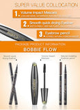3-in-1 Eyebrow, Eyeliner & Mascara Kit - Waterproof, Long-Lasting Eye Makeup Set for Women