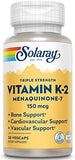 Solaray Vitamin K2 (MK-7) Triple Strength - 30 Vegetarian Capsules
