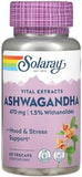 Solaray Ashwagandha - Stress Support & Adaptogen (60 VegCaps)