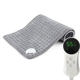 King Size Electric Heating Pad for Full Body Pain & Cramp Relief (Gray)