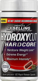 Hydroxycut Hardcore - 60 Rapid-Release Capsules - Thermogenic Calorie Burn, Extreme Energy + Focus, Maximum Intensity - for Women & Men