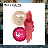 Maybelline Color Sensational Creamy Matte Lipstick - 671 Heated Pink 3.9g