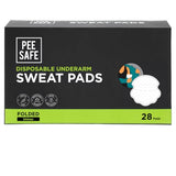 Pee Safe Disposable Underarm Sweat Pads - Absorbent & Odor-Control for Men & Women - 14 Pairs (28 Units)