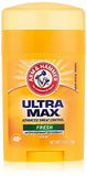 ARM & HAMMER Ultra Max Antiperspirant Deodorant - 1oz (Pack of 2) - Long-Lasting Odor Protection