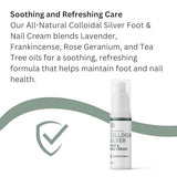 Nature's Greatest Secret All Natural Antibacterial Colloidal Silver Foot & Nail Cream - 50g