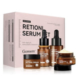 Retinol Face Cream & Serum Set - Anti-Aging, Firming, Moisturizing - 4pcs Combination for Fine Lines & Deep Care