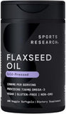 Sports Research Flaxseed Oil: Plant-Based Omega-3s for Heart & Brain Health