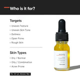 Minimalist 25% AHA + 2% BHA + 5% PHA Peeling Solution - 10ml | Weekend Exfoliation for Glowing Skin & Pore Cleansing