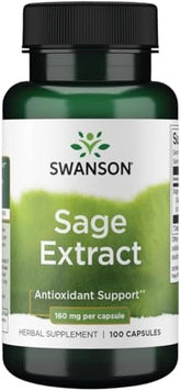 Swanson Sage 10:1 Extract: Powerful Herbal Support (100 Capsules)