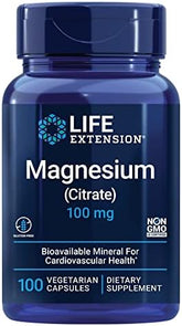 Life Extension, Magnesium (Citrate), 100 mg, 100 Vegetarian Capsules