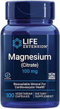Life Extension, Magnesium (Citrate), 100 mg, 100 Vegetarian Capsules