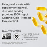 Sports Research Flaxseed Oil: Plant-Based Omega-3s for Heart & Brain Health