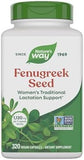 Nature's Way Fenugreek Seed - Traditional Lactation Support Supplement for Breastfeeding, 1130 mg, 320 Vegan Capsules