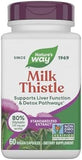 Nature's Way Milk Thistle, Supports Liver Function & Detox Pathways*, 175 mg Milk Thistle Seed Extract Standardized to 80% Silymarin per Serving, Vegan, 60 Capsules (Packaging May Vary)