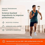Genius Test, Advanced Testosterone Booster for Men - Natural Stamina, Endurance, Energy & Strength Enhancing Supplement - Lean Muscle Builder,...