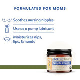Motherlove Organic Nipple Cream for Sore Nursing Nipples (1 oz)