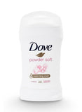 Dove Powder Soft Women's Antiperspirant Deodorant Cream Stick - 48h Protection - 50 ml