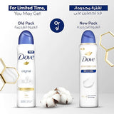 Dove Advanced Care Antiperspirant Deodorant Spray - Original, 72H Sweat & Odor Protection, 150ml