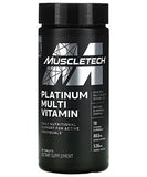 MuscleTech Platinum Multivitamin Unflavored, 90 Capsules