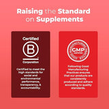 MaryRuth Organics Vegan CoQ10 Raspberry Gummies - Antioxidant & Energy Support