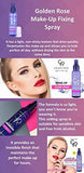 Golden Rose Makeup Fixing Spray - Long-Lasting, Hydrating, Mattifying