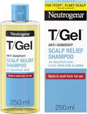 Neutrogena T/Gel Scalp Relief Shampoo 250ml - Soothes Itchy, Flaky Scalp with Salicylic Acid