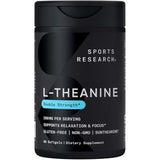 Sports Research L-Theanine 200mg, 60 Softgels