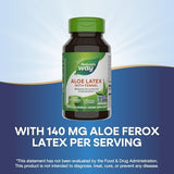 Nature's Way, Aloe, Latex With Fennel, 140 mg, 100 Vegetarian Capsules