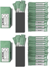 "GO Mouthwash Packets – Single Size Mouthwash for Fresh Breath on The go. Airline Friendly – Liquid Mint Flavored Portable Travel Mouthwash. Great for AirBnB, spas, Hotels Too. (20 Single Packs) "