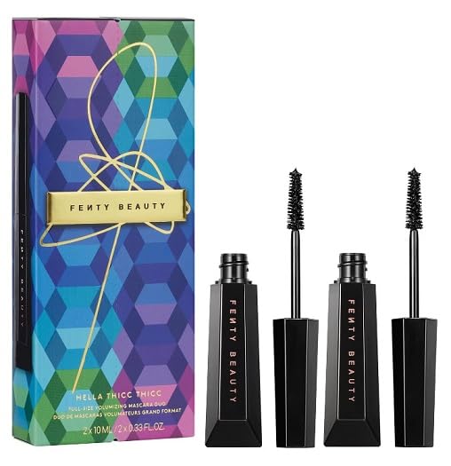 Fenty Beauty Hella Thicc Volumizing Mascara Duo - 2 x 10 ml | Full Size | Black