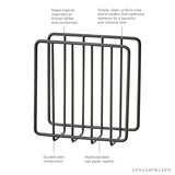 Spectrum Diversified Yumi Modern Metal Napkin Holder - Black