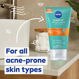 NIVEA Deep Pore Cleanser with Sea Salt, Salicylic Acid & Niacinamide - 150ml