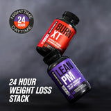 Jacked Factory Burn-XT Clinically Studied Fat Burner & Weight Loss Supplement - Appetite Suppressant & Energy Booster - with Acetyl L-Carnitine, Green Tea Extract and More - 60 Natural Diet Pills
