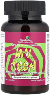 FutureBiotics M.V. Teen Multivitamin - Adolescent Nutritional Support - 180 Capsules