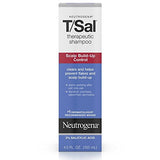 Neutrogena T/Sal Therapeutic Shampoo for Scalp Build-Up Control - Salicylic Acid Scalp Treatment for Dandruff, Psoriasis & Seborrheic Dermatitis Relief - 4.5 fl. oz (Pack of 5)
