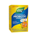 Nature's Way Primadophilus Kids Probiotic - Orange Flavor, 3 Billion CFU, 30 Chewable Tablets