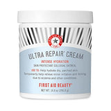 First Aid Beauty Ultra Repair Cream - Intense Hydration Colloidal Oatmeal, Miracle Skin Barrier Protection, 14 oz